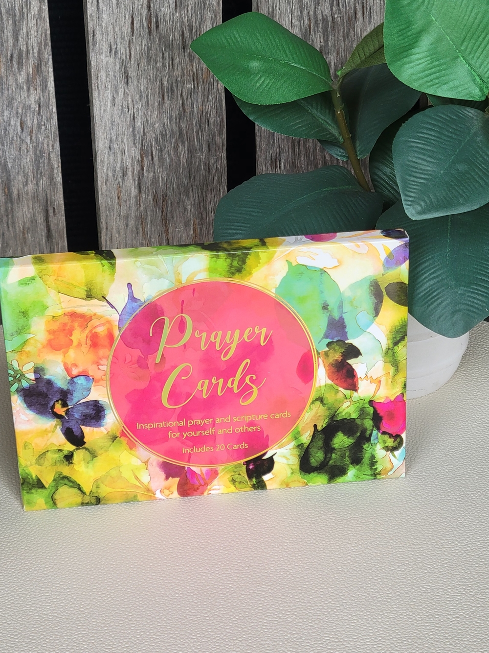 Prayer Cards - Floral Pink and Green Inspiration Set - Picture 2 of 3